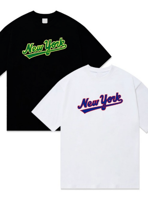 뉴욕 프린팅 오버핏 반팔 티셔츠4108